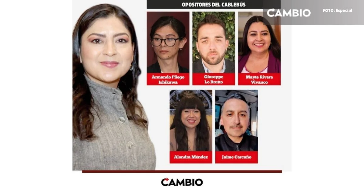 Claudia-Rivera-Vivanco-y-el-grupo-de-opositores-al-Cablebus